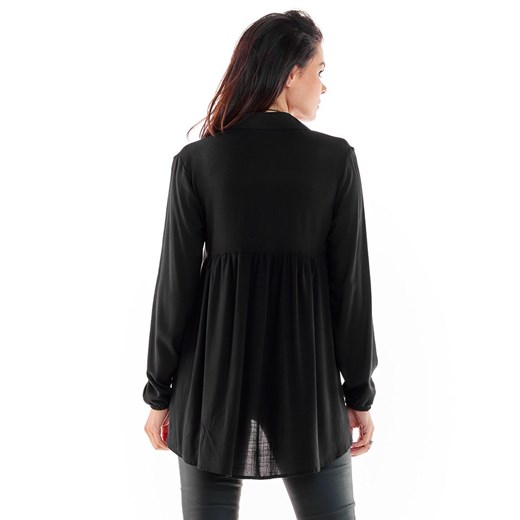 Awama Koszula w kolorze czarnym M wyprzedaż Limango Polska