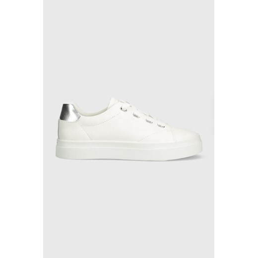 Gant sneakersy skórzane Avona kolor biały 28531451.G312 ze sklepu ANSWEAR.com w kategorii Buty sportowe damskie - zdjęcie 168131755