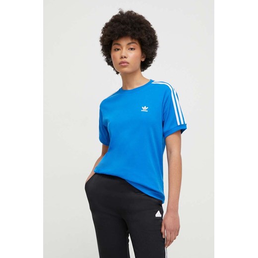 Adidas Originals bluzka damska z krótkim rękawem z okrągłym dekoltem z napisami 