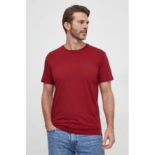T-shirt męski czerwony Guess 