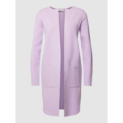 Płaszcz z nakładanymi kieszeniami w jednolitym kolorze ze sklepu Peek&Cloppenburg  w kategorii Swetry damskie - zdjęcie 168133776