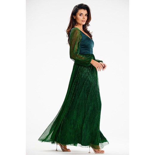 Awama Sukienka w kolorze zielonym XL okazja Limango Polska
