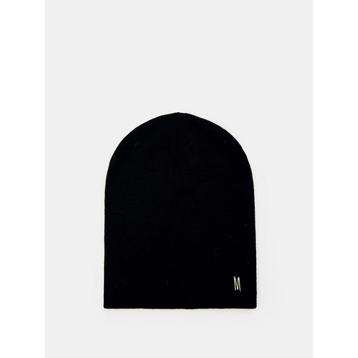 Mohito - Czarna czapka basic - czarny ze sklepu Mohito w kategorii Czapki zimowe damskie - zdjęcie 168139285