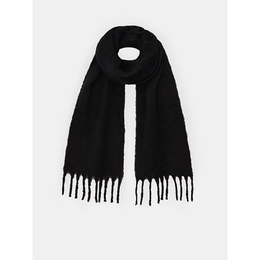 Mohito - Czarny szalik - czarny ze sklepu Mohito w kategorii Szaliki i chusty damskie - zdjęcie 168142467