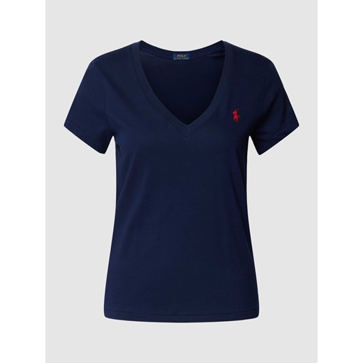 T-shirt z wyhaftowanym logo ze sklepu Peek&Cloppenburg  w kategorii Bluzki damskie - zdjęcie 168146797