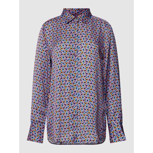 Bluzka koszulowa ze wzorem na całej powierzchni model ‘Odetta’ ze sklepu Peek&Cloppenburg  w kategorii Koszule damskie - zdjęcie 168146917