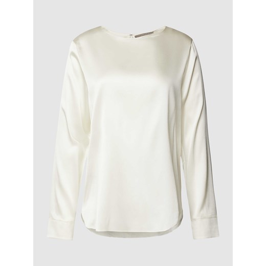 Bluzka z mieszanki jedwabiu w jednolitym kolorze ze sklepu Peek&Cloppenburg  w kategorii Bluzki damskie - zdjęcie 168147869
