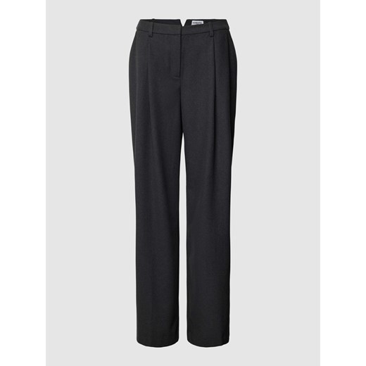 Spodnie materiałowe z zakładkami ze sklepu Peek&Cloppenburg  w kategorii Spodnie damskie - zdjęcie 168147875