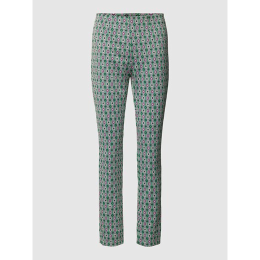 Spodnie materiałowe ze wzorem na całej powierzchni model ‘PENNY’ ze sklepu Peek&Cloppenburg  w kategorii Spodnie damskie - zdjęcie 168148349