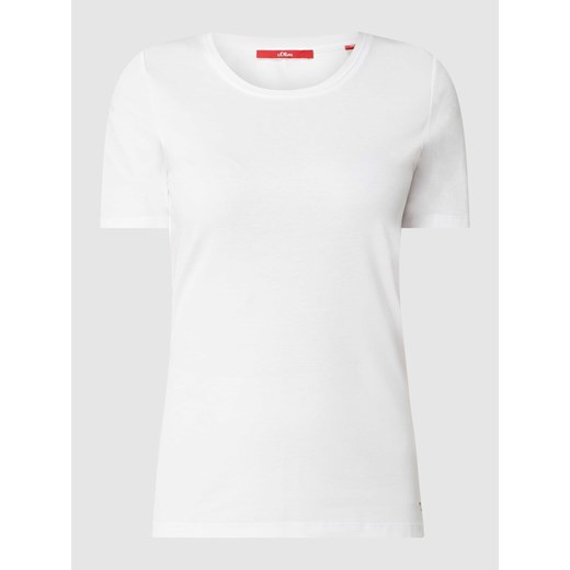 T-shirt z bawełny ze sklepu Peek&Cloppenburg  w kategorii Bluzki damskie - zdjęcie 168148787