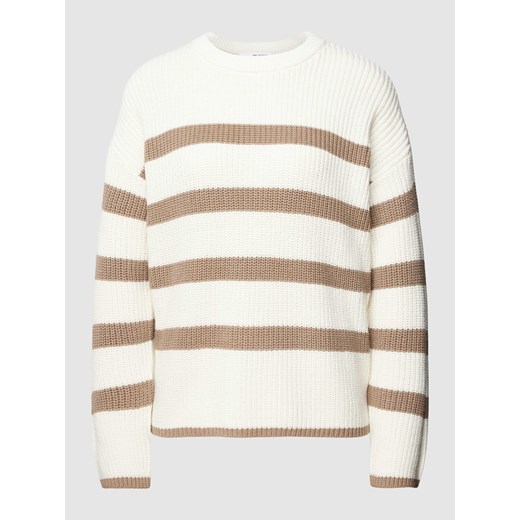 Sweter z dzianiny ze wzorem w paski model ‘BLOOMIE’ ze sklepu Peek&Cloppenburg  w kategorii Swetry damskie - zdjęcie 168148885
