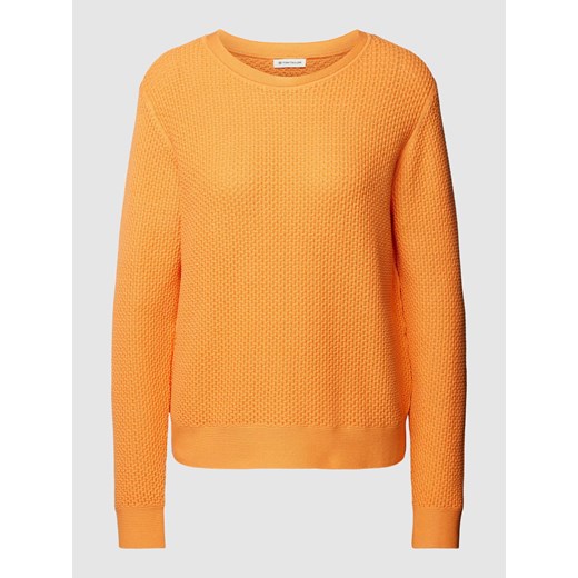 Sweter z dzianiny z fakturowanym wzorem ze sklepu Peek&Cloppenburg  w kategorii Swetry damskie - zdjęcie 168149209