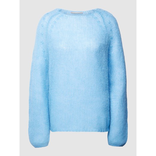 Sweter z dzianiny z mieszanki moheru w jednolitym kolorze ze sklepu Peek&Cloppenburg  w kategorii Swetry damskie - zdjęcie 168149399