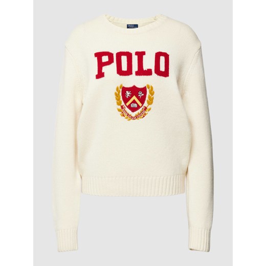 Sweter z dzianiny z okrągłym dekoltem Polo Ralph Lauren XL okazja Peek&Cloppenburg 