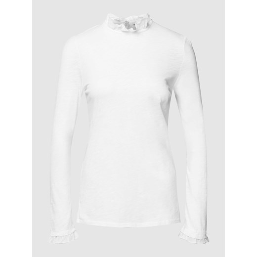 Bluzka z długim rękawem i wycięciem w kształcie łezki ze sklepu Peek&Cloppenburg  w kategorii Bluzki damskie - zdjęcie 168149578