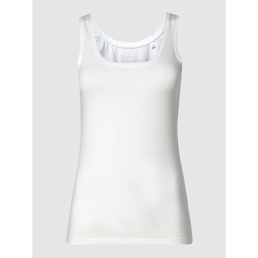 Top z mieszanki bawełny i elastanu ze sklepu Peek&Cloppenburg  w kategorii Bluzki damskie - zdjęcie 168149657