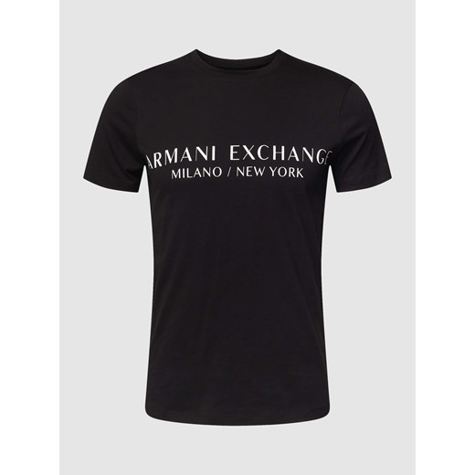 T-shirt z nadrukiem z logo model ‘milano’ ze sklepu Peek&Cloppenburg  w kategorii T-shirty męskie - zdjęcie 168149726