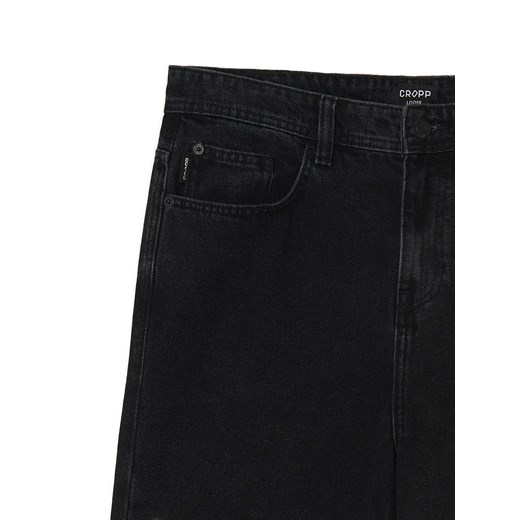 Cropp - Czarne jeansy loose - czarny ze sklepu Cropp w kategorii Jeansy męskie - zdjęcie 168151776