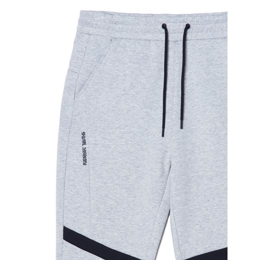 Cropp - Szare dresowe joggery - jasny szary ze sklepu Cropp w kategorii Spodnie męskie - zdjęcie 168151825