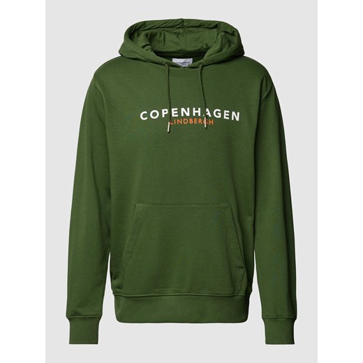Bluza z kapturem i nadrukiem z logo model ‘Copenhagen’ ze sklepu Peek&Cloppenburg  w kategorii Bluzy męskie - zdjęcie 168154689