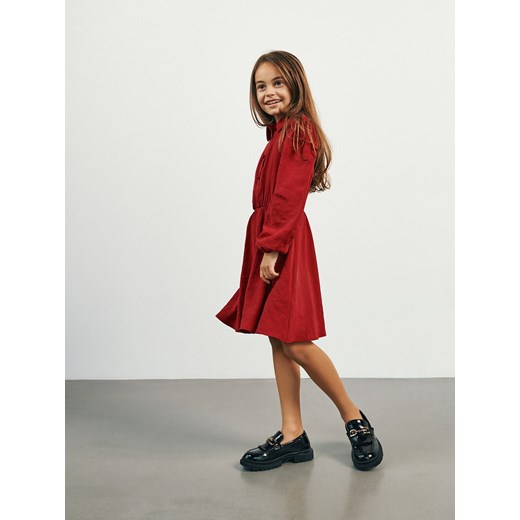 Reserved - Sukienka z modalu - czerwony Reserved 158 (12 lat) wyprzedaż Reserved