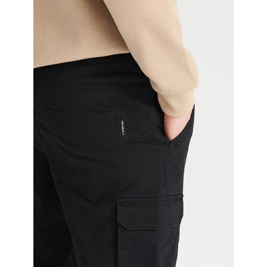 Sinsay - Spodnie jogger - czarny Sinsay 36 Sinsay