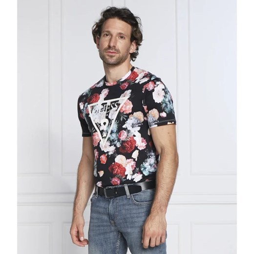 GUESS T-shirt WASHED FLORAL LOGO | Regular Fit Guess L Gomez Fashion Store