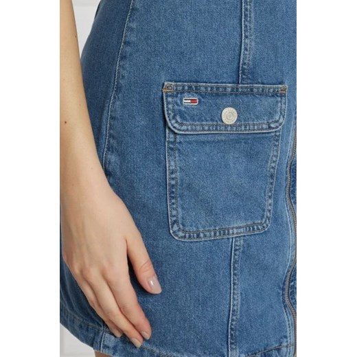 Sukienka Tommy Jeans na ramiączkach mini bawełniana 