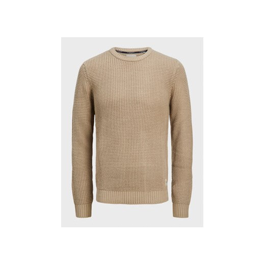 Jack&Jones Sweter Nick 12211275 Beżowy Regular Fit XL MODIVO