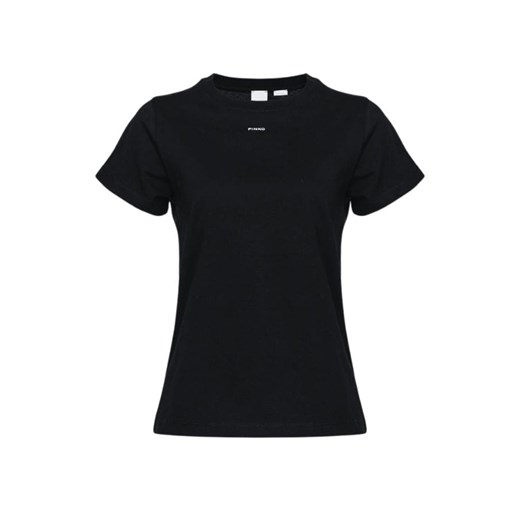 t-shirt damski pinko pden 100373 a1n8 z99 czarny ze sklepu Royal Shop w kategorii Bluzki damskie - zdjęcie 168165609
