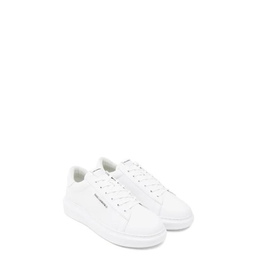 Buty sportowe męskie białe Karl Lagerfeld z tworzywa sztucznego 