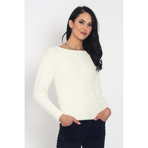 ASSUILI Sweter w kolorze kremowym ze sklepu Limango Polska w kategorii Swetry damskie - zdjęcie 168169458