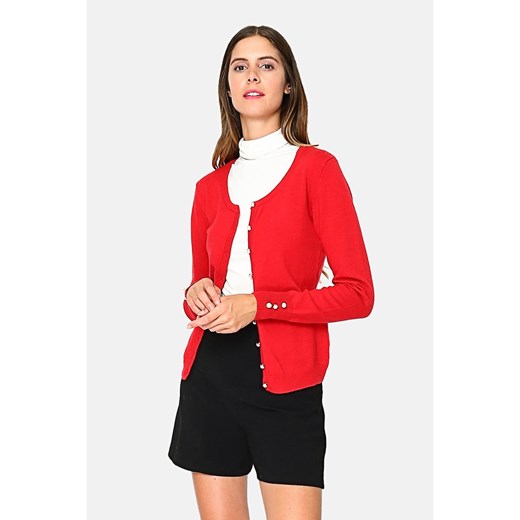 William de Faye Kardigan w kolorze czerwonym ze sklepu Limango Polska w kategorii Swetry damskie - zdjęcie 168169466