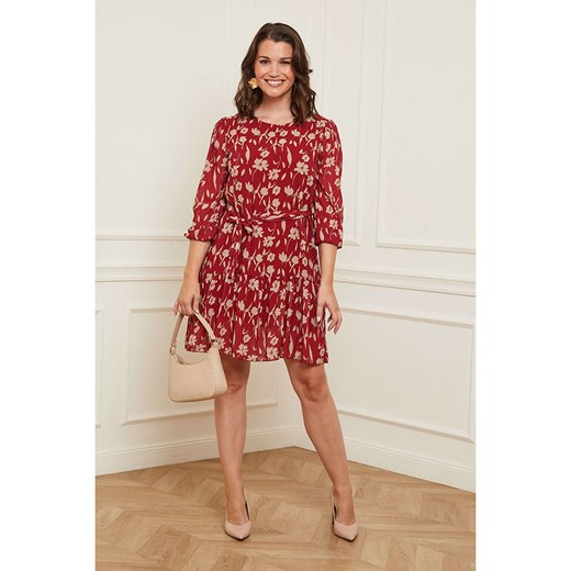 Curvy Lady Sukienka w kolorze czerwono-jasnoróżowym Curvy Lady 40/42 okazja Limango Polska
