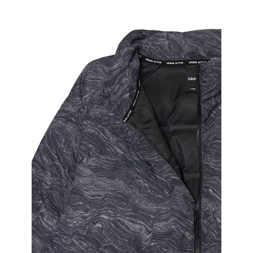 Cropp - Wzorzysta kurtka puffer ze stójką - szary ze sklepu Cropp w kategorii Kurtki męskie - zdjęcie 168172777