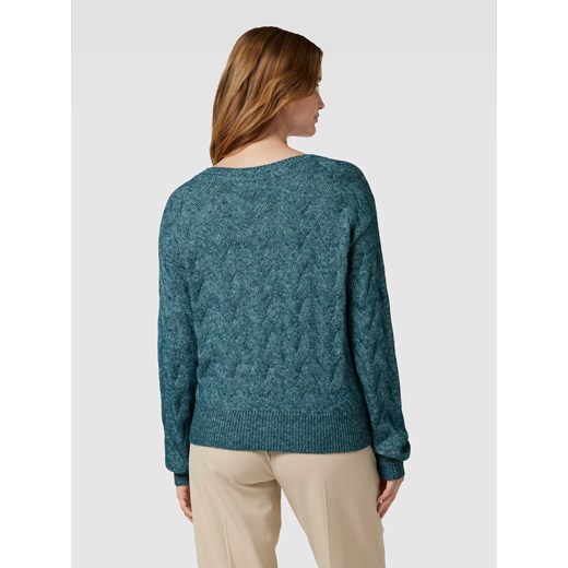 Sweter z dzianiny we wzory na całej powierzchni XL promocyjna cena Peek&Cloppenburg 