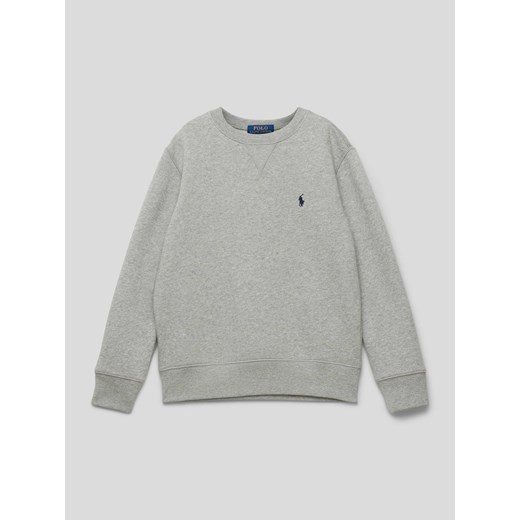 Bluza z wyhaftowanym logo i efektem melanżu ze sklepu Peek&Cloppenburg  w kategorii Bluzy chłopięce - zdjęcie 168176235