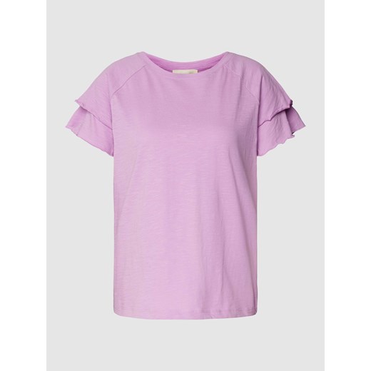 T-shirt z falistym dołem ze sklepu Peek&Cloppenburg  w kategorii Bluzki damskie - zdjęcie 168176236