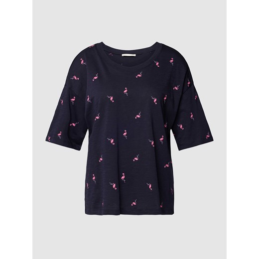 T-shirt z wzorem na całej powierzchni ze sklepu Peek&Cloppenburg  w kategorii Bluzki damskie - zdjęcie 168176405