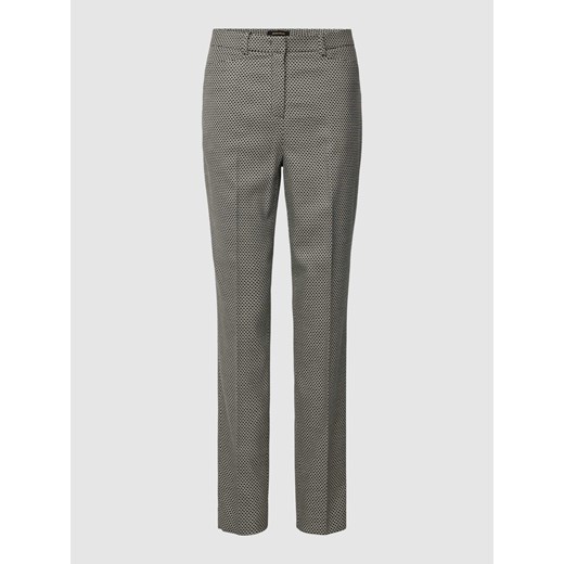 Spodnie materiałowe z wzorem na całej powierzchni ze sklepu Peek&Cloppenburg  w kategorii Spodnie damskie - zdjęcie 168176669