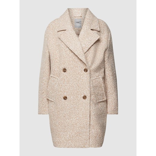Krótki płaszcz z zapięciem na guzik model ‘Macha’ ze sklepu Peek&Cloppenburg  w kategorii Płaszcze damskie - zdjęcie 168176876