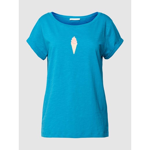 T-shirt z nadrukowanym motywem ze sklepu Peek&Cloppenburg  w kategorii Bluzki damskie - zdjęcie 168177367