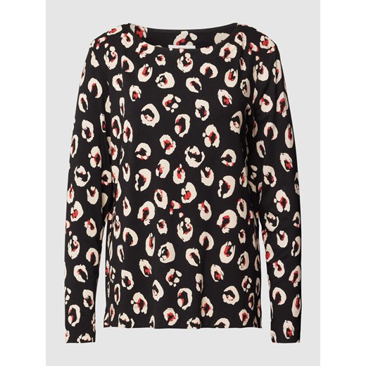 Bluzka z długim rękawem ze zwierzęcym nadrukiem ze sklepu Peek&Cloppenburg  w kategorii Bluzki damskie - zdjęcie 168178168
