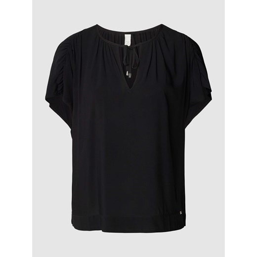 Bluzka z wiskozy z wycięciem w kształcie łezki ze sklepu Peek&Cloppenburg  w kategorii Bluzki damskie - zdjęcie 168178886