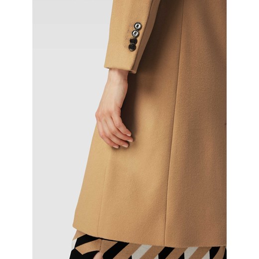 Płaszcz wełniany z listwą guzikową model ‘Catara’ 36 promocyjna cena Peek&Cloppenburg 