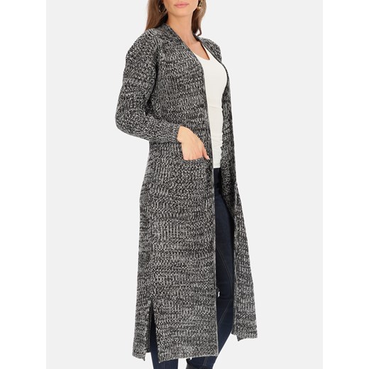 Długi kardigan damski z kieszeniami Eye For Fashion Verite ze sklepu Eye For Fashion w kategorii Swetry damskie - zdjęcie 168184568