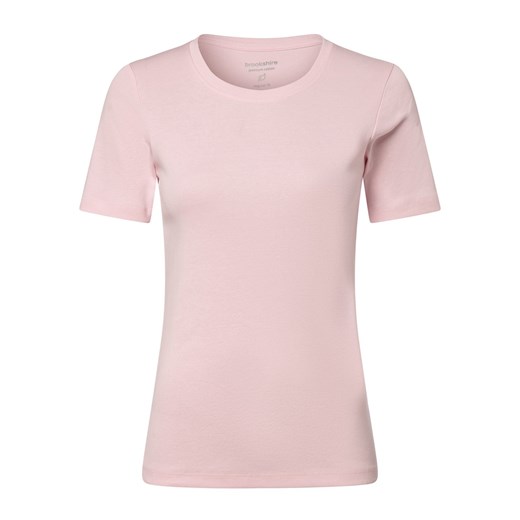 brookshire T-shirt damski Kobiety Bawełna różowy jednolity L vangraaf