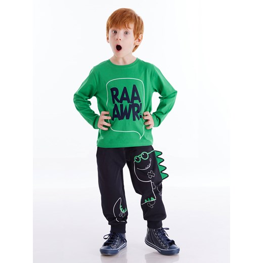 Denokids 2-częściowy zestaw "Dino Spike" w kolorze zielono-granatowym - id: 11759816 - marki Denokids - 168211106 Denokids 2-częściowy zestaw "Dino Spike" w kolorze zielono-granatowym ze sklepu Limango Polska w kategorii Dresy chłopięce - zdjęcie 168211106