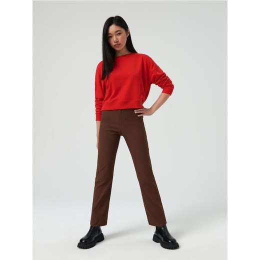 Sinsay - Spodnie - brązowy ze sklepu Sinsay w kategorii Spodnie damskie - zdjęcie 168213998