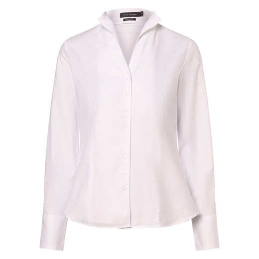 Franco Callegari Bluzka damska Kobiety Regular Fit Bawełna biały wzorzysty ze sklepu vangraaf w kategorii Koszule damskie - zdjęcie 168214837